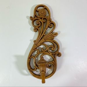 Vintage 1978 Dart Industries Bohemian Wall Sconce Candle Holder